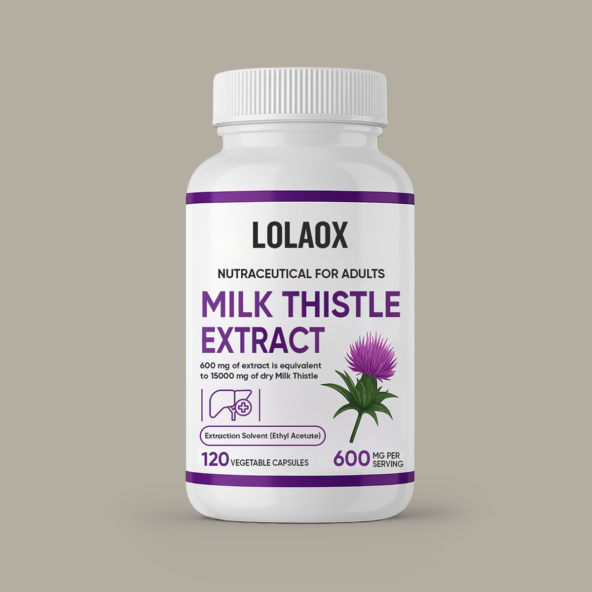 Milk Thistle Supplement 600mg Extract