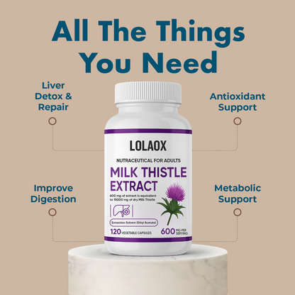 Milk Thistle Supplement 600mg Extract